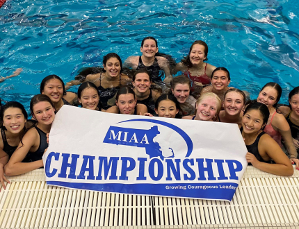 Wellesley 2024 Division 2 Fall Swimming champion 