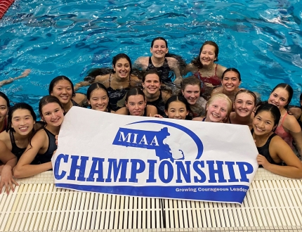Wellesley 2024 Division 2 Fall Swimming champion 
