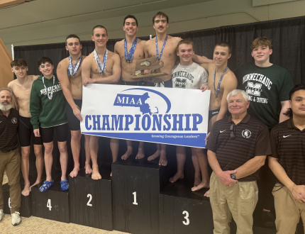 Minnechaug Central West Boys Swimming & Diving champion 2026