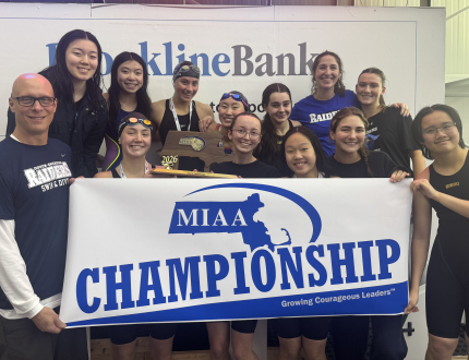 Dover-Sherborn North Girls Winter Swimming champion 2026