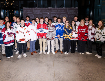 2026 Boston Bruins MIAA Sportsmanship Award winners